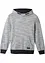 Sweatshirt med hette for barn, melert, bonprix