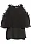 Cold-shoulder-bluse med blonde, BODYFLIRT