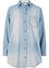 Jeansbluse, ekstra langt snitt, John Baner JEANSWEAR
