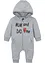 Sweat-jumpsuit med hette for baby, bonprix