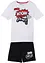 T-skjorte og jerseyshorts i 100% bomull (2-delt sett), bonprix