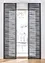 Panelgardin med tverrstriper (1-pack), bonprix