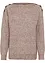 Oversized genser med knapper, bonprix