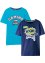 T-shirt  til gutt, økologisk bomull (2-pack), bpc bonprix collection
