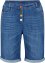 Jeans-bermuda med komfortstretch, med broderi og komfortlinning, bpc bonprix collection