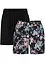 Jersey-shorts av bomull med komfortlinning, 2-pack, bonprix