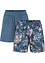 Jersey-shorts av bomull med komfortlinning, 2-pack, bonprix