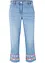 3/4-lang jeans med komforlinning, bonprix