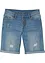 Stretchy jeansshorts til jente, bonprix