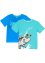 T-shirt til gutt, økologisk bomull (2-pack), bpc bonprix collection