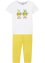 Topp til jente + 3/4-lang leggings med økologisk bomull (2-delt sett), bpc bonprix collection