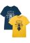 T-shirt til gutt, av økologisk bomull (2-pack), bpc bonprix collection