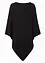 Poncho med kasjmir, bonprix