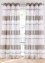 Transparent gardin med striper på tvers (1-pack), bpc living bonprix collection
