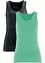 Singlet med stretch (2-pack), bonprix