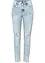 High Waist-mom-jeans med destroyed-effekt, bonprix