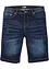 Stretch-jeansbermuda med komfortsnitt, Regular Fit, bonprix