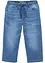 Slip on-jeansbermuda for barn, Slim Fit, bonprix