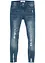 Skinny jeans med used effekt til barn, bonprix