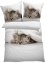 Vendbart sengesett med katt , bpc living bonprix collection