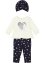 Babytopp+leggings+lue økologisk bomull (3-delt sett) , bpc bonprix collection