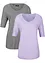 T-shirt i viskose, 2-pack, bonprix