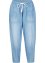 O-formet jeans med store lommer og elastisk linning, 7/8-lengde, bpc bonprix collection