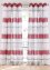 Transparent gardin med stripet print (1-pack), bpc living bonprix collection