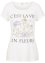 T-shirt i bomull med romantisk print, bpc bonprix collection