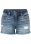 Jeans-shorts med broderi, RAINBOW