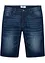 Bermudashorts i denim med stretch og forsterket skritt, Regular Fit, bonprix