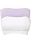 Feel Comfort bandeau-BH (2-pack) med økologisk bomull, bonprix