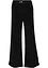 Bukse med stretch og vide ben, High Waist, bonprix