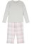 Pyjamas med flanellbukse til jente (2-delt sett), bpc bonprix collection