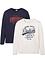 Langermet shirt (2-pack), John Baner JEANSWEAR