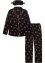 Pyjamas med knappestolpe og sovemaske, bpc bonprix collection