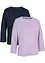 Funksjons-T-shirt, 2-pack, 3/4-lang arm, bpc bonprix collection