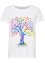 T-skjorte med print, av økologisk bomull, RAINBOW