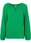 Musselinbluse i bomull, bonprix