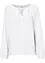 Musselinbluse i bomull, bonprix