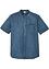 Kortermet skorte med vasket look, John Baner JEANSWEAR