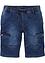 Sweatjeans-bermuda med cargolommer, Regular Fit, RAINBOW