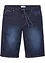 Sweat jeans-bermuda med komfortsnitt, Regular Fit, bonprix