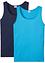Singlet, ribbet, Slim Fit (2-pack), John Baner JEANSWEAR