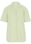 Ledig oversized bluse med lin, kort arm, bpc bonprix collection