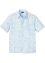 Kortermet skjorte med bærekraftig lin, Regular Fit, bpc bonprix collection