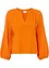 Musselin-bluse av bomull, bonprix