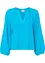 Musselin-bluse av bomull, bonprix