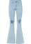 Bootcut jeans med Patches, RAINBOW