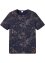 Henley T-skjorte med paisley-print, kort arm, John Baner JEANSWEAR